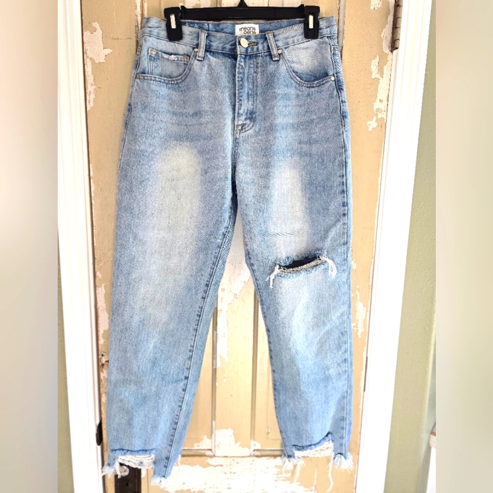 Insane Gene High Waist Slim Tapered Leg Jean Size 9/28